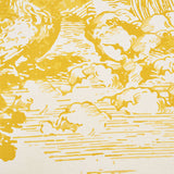 Schumacher Modern Toile Yellow Fabric - Eade's Wallpaper