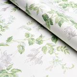Schumacher Garden Gate Chintz Grey Fabric