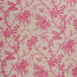 Schumacher San Cristobal Toile Magenta Fabric - Eade's Wallpaper