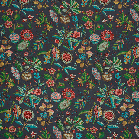 Schumacher Roca Redonda Carbon & Multi Fabric - Eade's Wallpaper