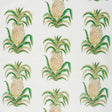 Schumacher Pineapples Chintz Ivory Fabric - Eade's Wallpaper