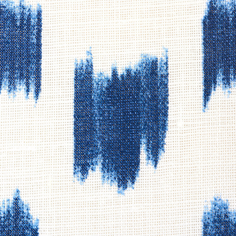 Schumacher 179010 IZMIR IKAT in BLUE Fabric - SCHUMACHER x W