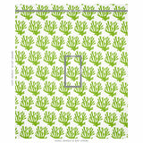 Schumacher Coral Green Fabric