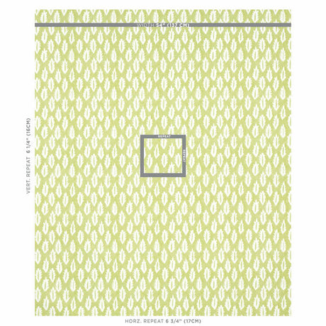 Schumacher Forest Grass Green Fabric