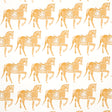 Schumacher Marwari Horse Mustard Fabric - Eade's Wallpaper