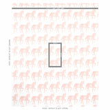 Schumacher Marwari Horse Pink Fabric - Eade's Wallpaper