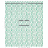 Schumacher Mini Burchettes Sea Glass Fabric - Eade's Wallpaper