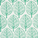 Schumacher Mini Burchettes Sea Glass Fabric - Eade's Wallpaper