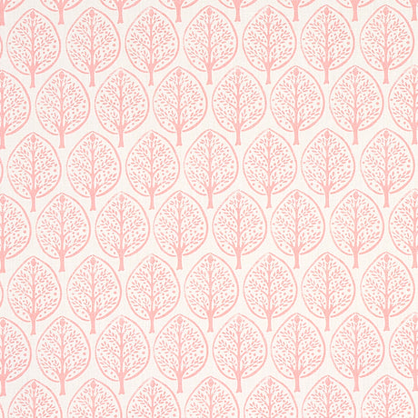 Schumacher Mini Burchettes Pink Fabric - Eade's Wallpaper