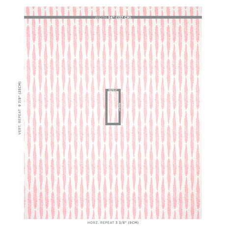 Schumacher Fern Pink Fabric
