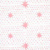 Schumacher Spot & Star Pink Fabric - Eade's Wallpaper