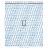Schumacher Lani Blue Fabric - Eade's Wallpaper