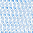 Schumacher Lani Blue Fabric - Eade's Wallpaper