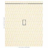 Schumacher Lani Gold Fabric - Eade's Wallpaper