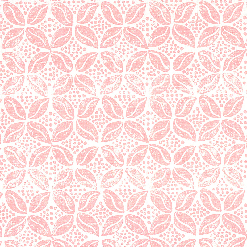 Schumacher Coffee Bean Pink Fabric