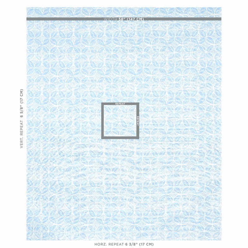 Schumacher Coffee Bean Sky Fabric