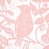 Schumacher Bird & Bee Pink Fabric