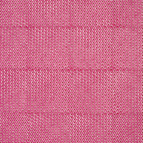 Schumacher Tuk Tuk Hand Block Print Pink Fabric - Eade's Wallpaper