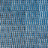 Schumacher Tuk Tuk Hand Block Print Blue Fabric - Eade's Wallpaper