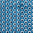 Schumacher Tuk Tuk Hand Block Print Blue Fabric - Eade's Wallpaper