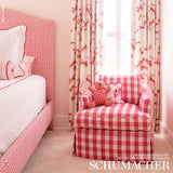 Schumacher Buti Hand Block Print Pink Fabric