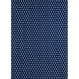 Schumacher Dash Hand Block Print Indigo Fabric