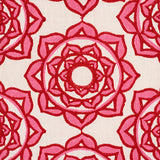Schumacher Rose Hand Block Print Pink Fabric - Eade's Wallpaper