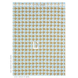 Schumacher Pattee Hand Block Print Khaki Fabric - Eade's Wallpaper