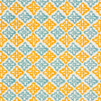 Schumacher Pattee Hand Block Print Turmeric Fabric - Eade's Wallpaper