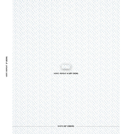 Schumacher Beatriz Handprint Sky Fabric