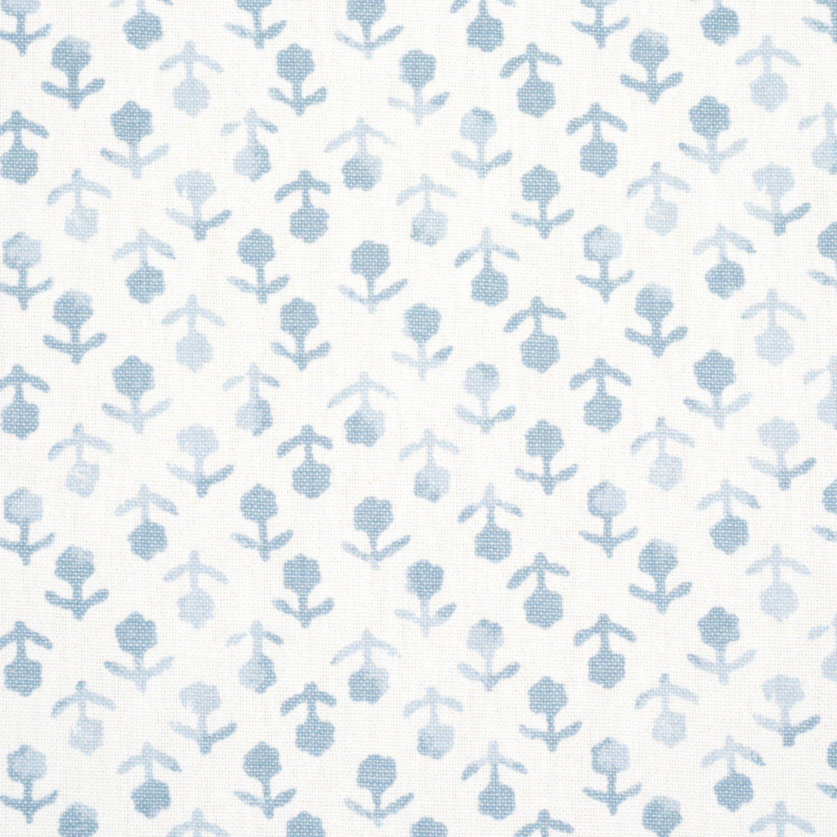Schumacher Beatriz Handprint Sky Fabric