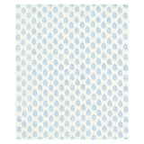 Schumacher Aditi Hand Blocked Print Blue Fabric