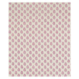 Schumacher Aditi Hand Blocked Print Pink Fabric