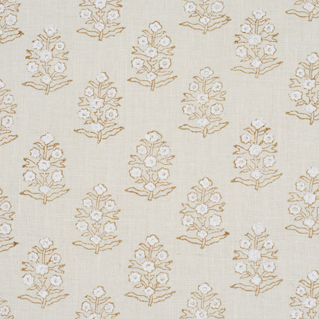 Schumacher 179363 ADITI HAND BLOCKED PRINT in SAGE Fabric - 