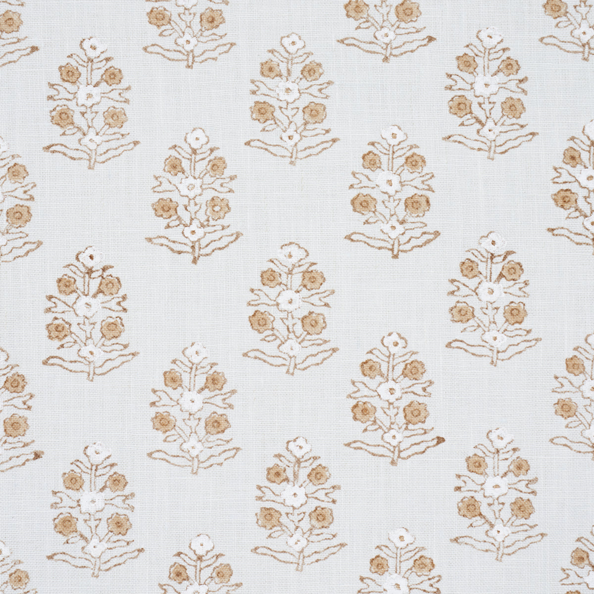 Schumacher 179364 ADITI HAND BLOCKED PRINT in SKY Fabric - A