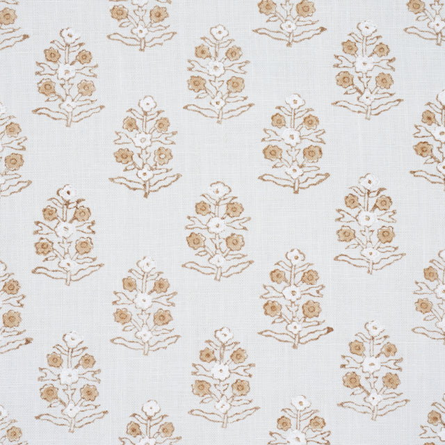 Schumacher 179364 ADITI HAND BLOCKED PRINT in SKY Fabric - A