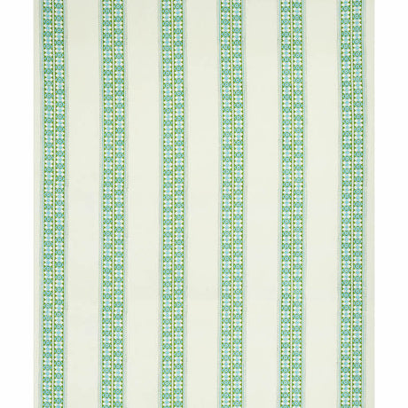 Schumacher Amira Hand Blocked Print Leaf Fabric