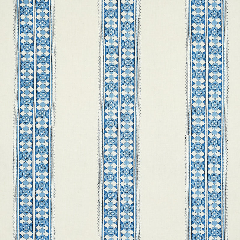 Schumacher Amira Hand Blocked Print  Fabric