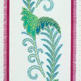 Schumacher Aleksy Stripe Plum Fabric