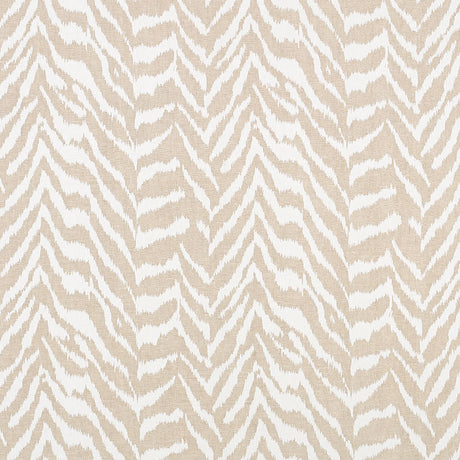 Schumacher Quincy Hand Print Natural Fabric - Eade's Wallpaper