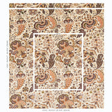 Schumacher Majorelle Velvet Neutral Fabric - Eade's Wallpaper