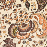 Schumacher Majorelle Velvet Neutral Fabric - Eade's Wallpaper