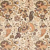 Schumacher Majorelle Velvet Neutral Fabric - Eade's Wallpaper