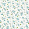 Schumacher Maryam Vine Peacock Fabric - Eade's Wallpaper