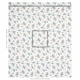Schumacher Maryam Vine Sky & Plum Fabric - Eade's Wallpaper