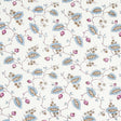 Schumacher Maryam Vine Sky & Plum Fabric - Eade's Wallpaper