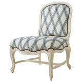 Schumacher Les Losanges Toile Carbon Fabric - Eade's Wallpaper