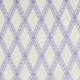 Schumacher Les Losanges Toile Iris Fabric - Eade's Wallpaper