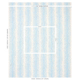 Schumacher Creeping Fern Print Slumber Blue Fabric