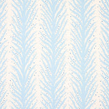 Schumacher Creeping Fern Print Slumber Blue Fabric